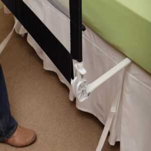 bed rail set up