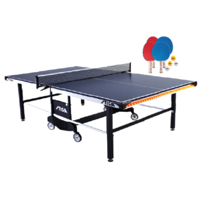 Ping pong table with paddles & balls