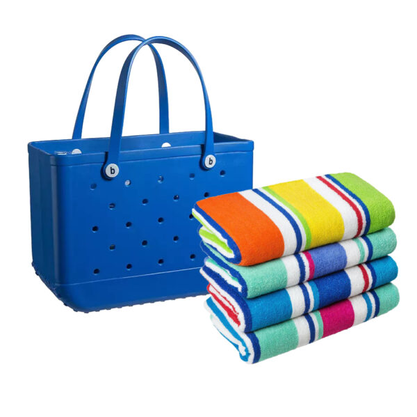 Bogg Bag & Towels Package beach bag & 4 beach towels package